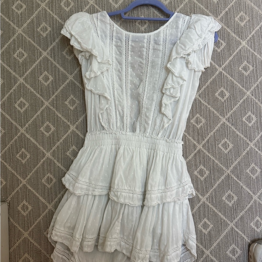 LoveShackFancy Ivory Lace Dress